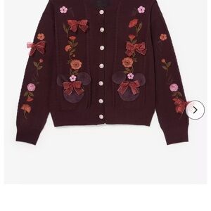 Disney box lunch cardigan size L